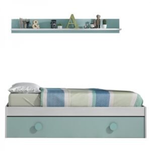 CAMA JUVENIL+ESTANTE JOYS